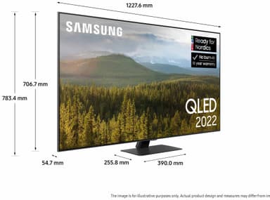 Samsung 55" Q80B 4K QLED Smart TV (2022)
