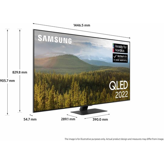 Samsung 65" Q80B 4K QLED TV (2022)