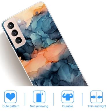 SKALO Samsung S22+ Marmor TPU-skal - Motiv 6