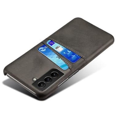 SKALO Samsung S22 PU-Läder Korthållare Skal - Svart