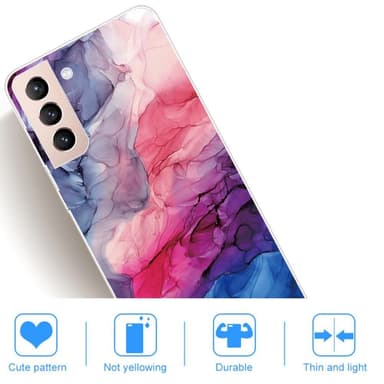 SKALO Samsung S22+ Marmor TPU-skal - Motiv 3