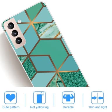 SKALO Samsung S22+ Marmor TPU-skal - Motiv 9