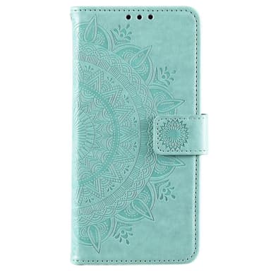 SKALO Samsung S22 Mandala Plånboksfodral - Turkos