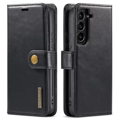 DG MING Samsung S22 2-i-1 Magnet Plånboksfodral - Svart
