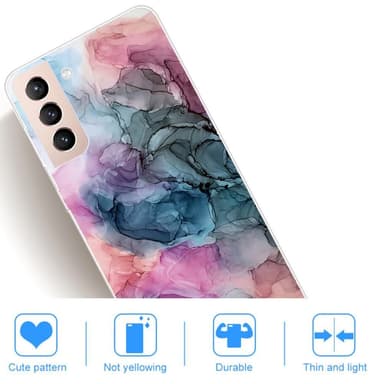 SKALO Samsung S22+ Marmor TPU-skal - Motiv 7
