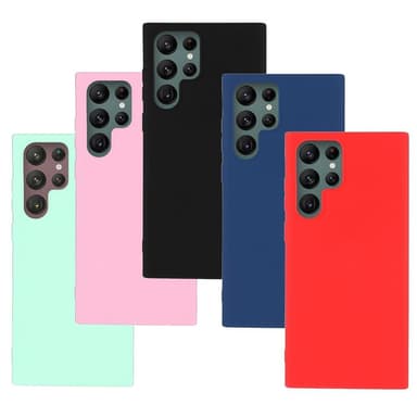 SKALO Samsung S22 Ultra Ultratunn TPU-Skal - Rosa