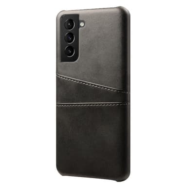 SKALO Samsung S22 PU-Läder Korthållare Skal - Svart