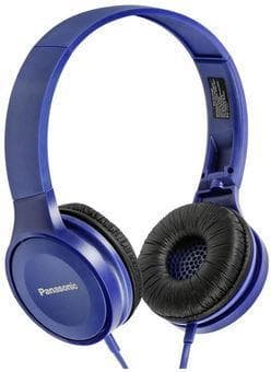 Panasonic Overhead Stereo-hörlurar RP-HF100ME-A Over-ear, mikrofon, bl