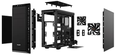 be quiet! Pure Base 600 PC chassi (svart)