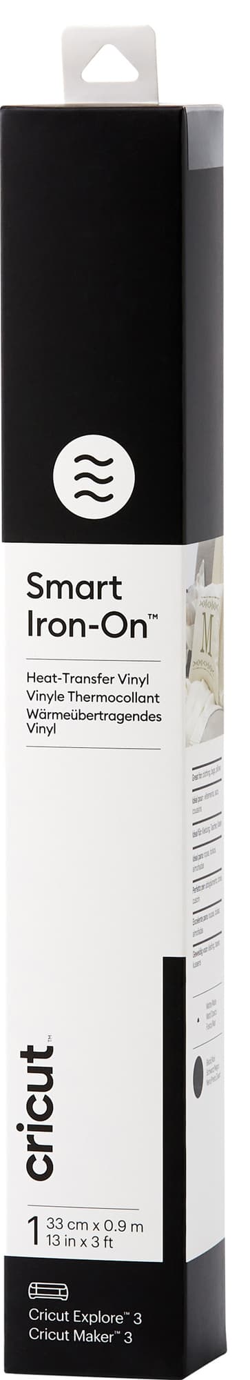 Cricut Smart Iron-On ark 33x91 (svart)