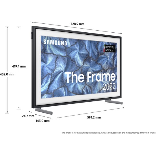 Samsung 32" LS03B The Frame FHD QLED TV (2022)