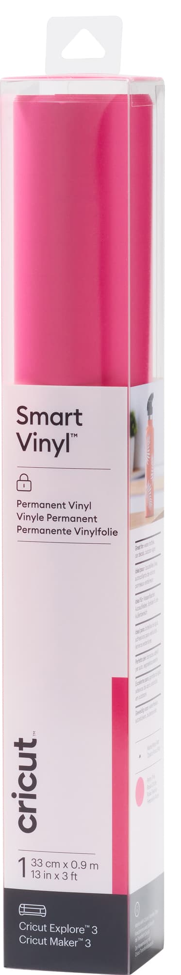 Cricut Smart Vinyl Permanent ark 33 x 91 cm (partyrosa)