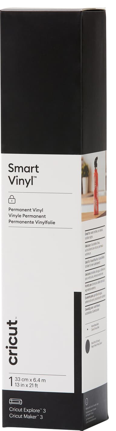 Cricut Smart Vinyl Permanent ark 33 x 640 cm (svart)