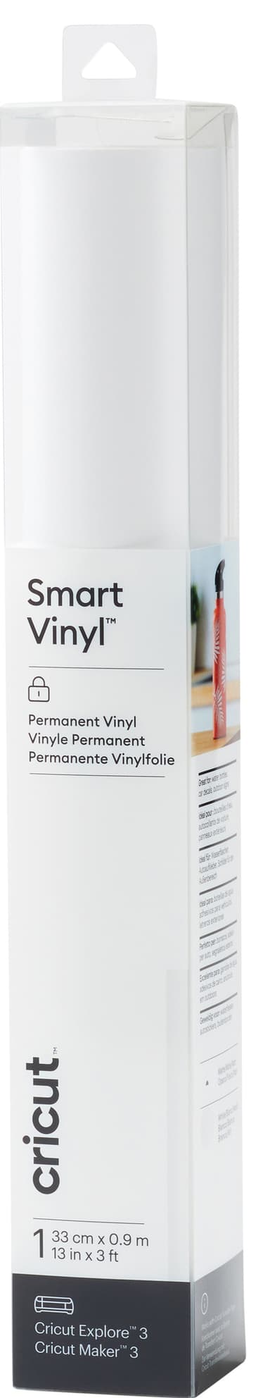 Cricut Smart Vinyl Permanent ark 33 x 91cm (vit)