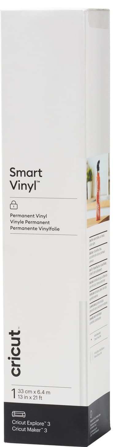 Cricut Smart Vinyl Permanent ark 33 x 640 cm (vit)