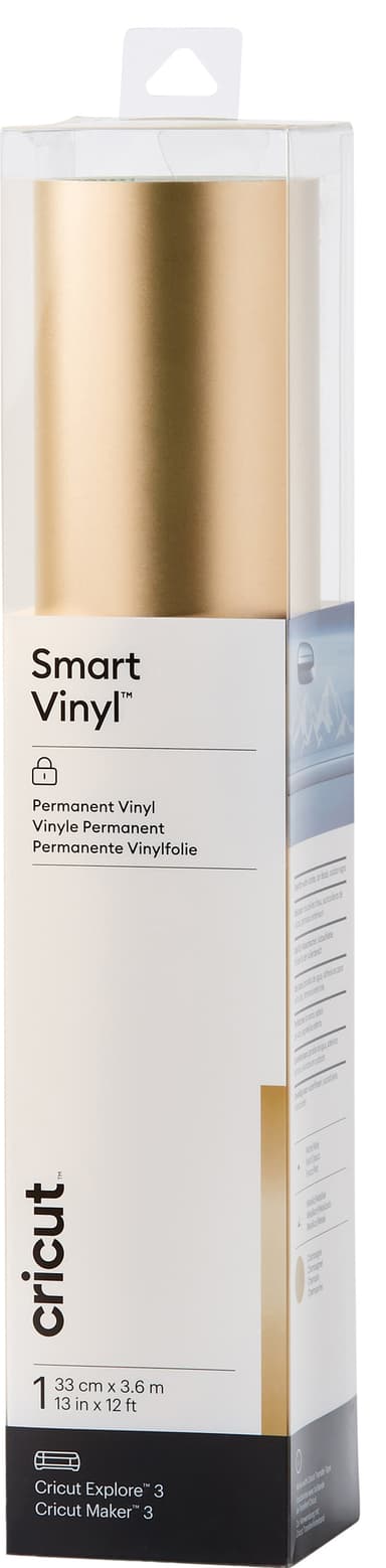 Cricut Smart Vinyl Permanent ark 33 x 366 cm (mat champagne)