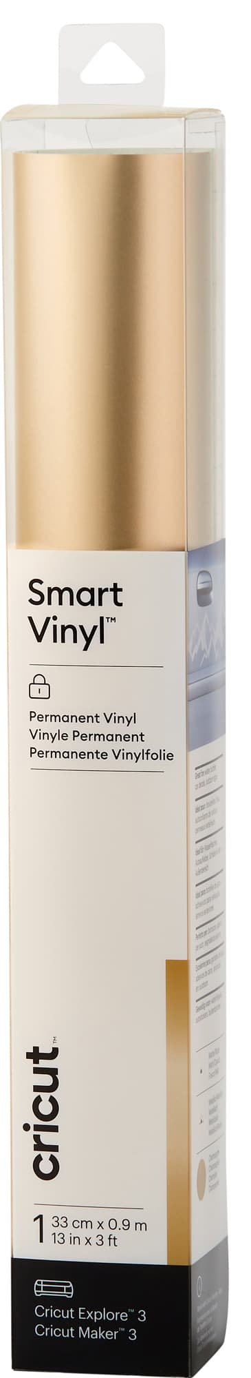 Cricut Smart Vinyl Permanent ark 33 x 91 cm (champagne)
