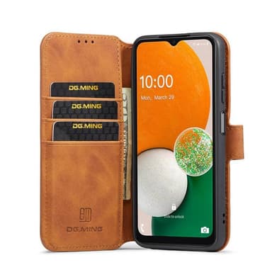 DG-Ming mobilplånbok 3-kort Samsung Galaxy A13 4G - Brun