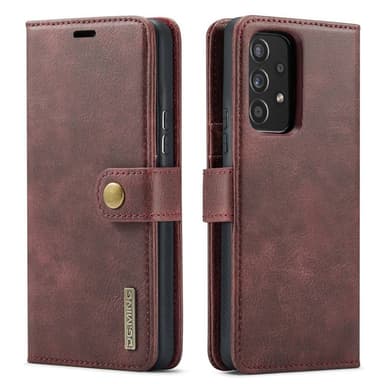 Mobilplånbok DG-Ming 2i1 Samsung Galaxy A53 5G - Röd