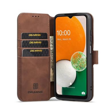 DG-Ming mobilplånbok 3-kort Samsung Galaxy A13 4G - Coffe