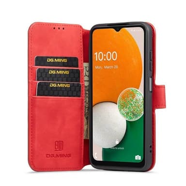 DG-Ming mobilplånbok 3-kort Samsung Galaxy A13 4G - Röd