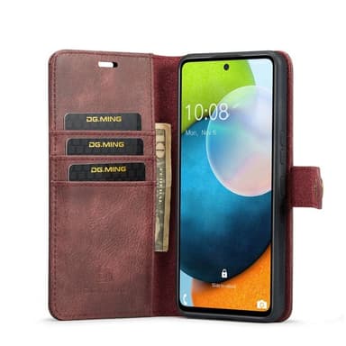 Mobilplånbok DG-Ming 2i1 Samsung Galaxy A53 5G - Röd