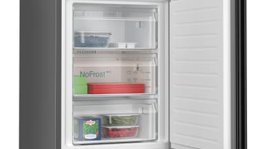 Siemens Kombinerad kyl/frys KG39NAXCF (black inox-antifingerprint)