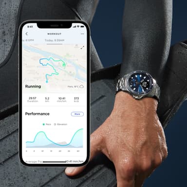 Withings ScanWatch hybrid smartwatch 43mm (blå)