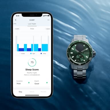 Withings ScanWatch Horizon smartwatch 43mm (grön)