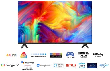 TCL 43" P830 4K LED Smart TV (2022)