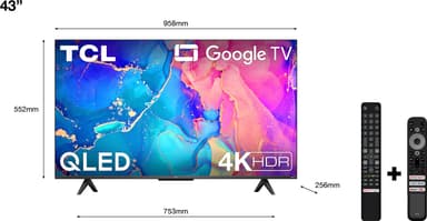 TCL 43" QLED760 4K QLED Smart TV (2022)
