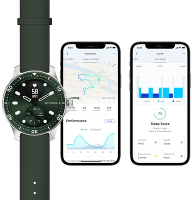 Withings ScanWatch Horizon smartwatch 43mm (grön)