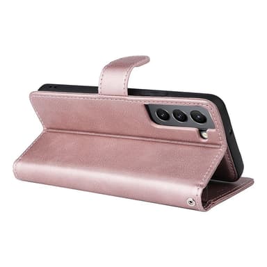 SKALO Samsung S22 Magnetskal/plånbok ""2 i 1"" - Roséguld