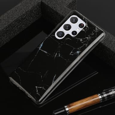 SKALO Samsung S22 Ultra Marmor TPU-skal - Motiv 1