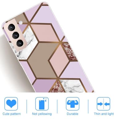 SKALO Samsung S22 Marmor TPU-skal - Motiv 9