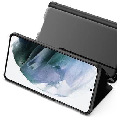SKALO Samsung S22 Clear View Spegel fodral - Rosa