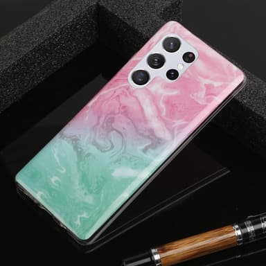 SKALO Samsung S22 Ultra Marmor TPU-skal - Motiv 2