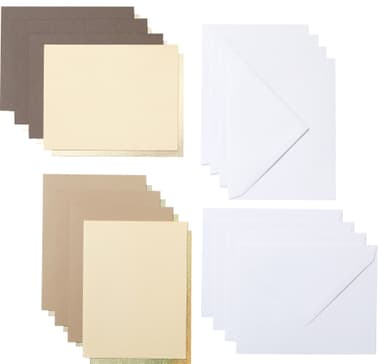Cricut Joy Cut-Away kort A2 8-pack (neutral)