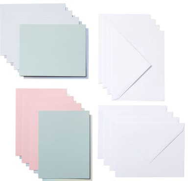 Cricut Joy Cut-Away kort A2 8-pack (pastel)