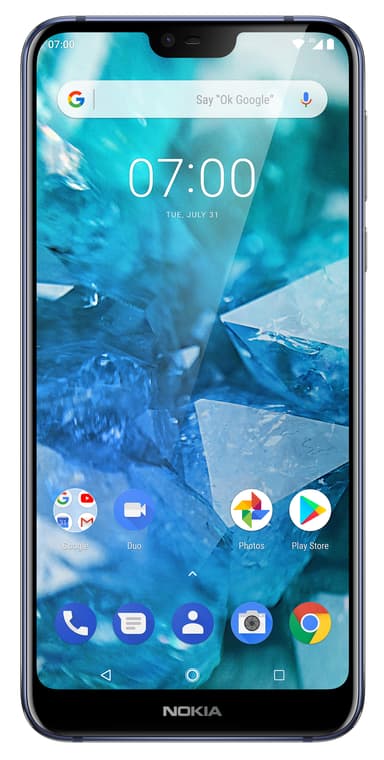 Nokia 7.1 smartphone (midnattsblå)