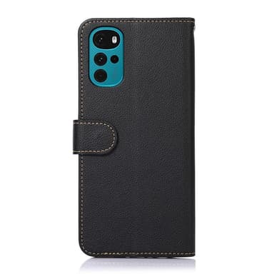 KHAZNEH Motorola Moto G22 / Moto E32s 4G Plånboksfodral - Svart/Röd