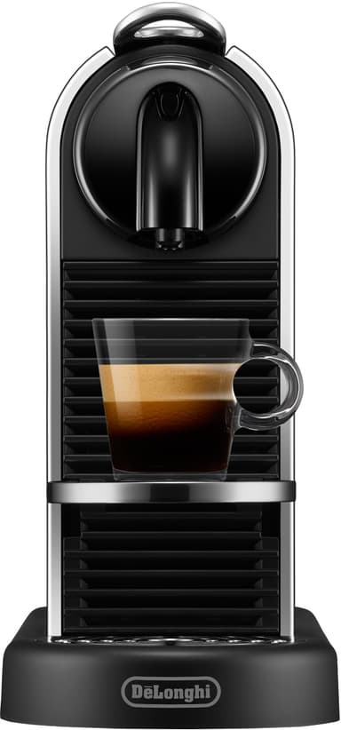 Nespresso CitiZ kaffemaskin av Delonghi EN220M (platinum titan)