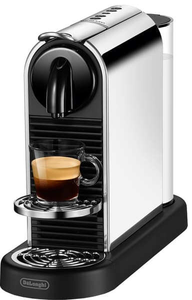 Nespresso CitiZ kaffemaskin av Delonghi EN220M (platinum titan)
