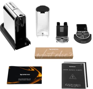 Nespresso CitiZ kaffemaskin av Delonghi EN220M (platinum titan)