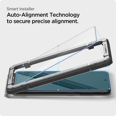 Spigen Samsung Galaxy S21 FE Skärmskydd GLAS.tR ALIGNmaster 2-pack