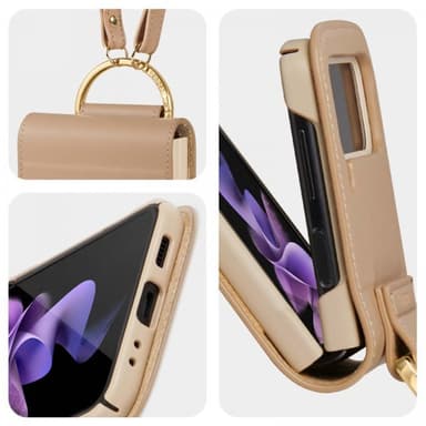 Spigen Samsung Galaxy Z Flip 3 Skal Lienar Cream Beige