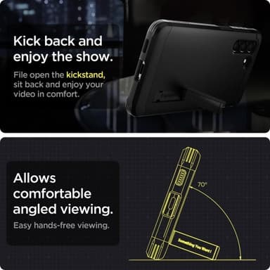 Spigen Samsung Galaxy S21 FE Skal Tough Armor Svart