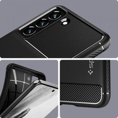 Spigen Samsung Galaxy S21 FE Skal Rugged Armor Matte Black