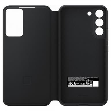Samsung Original Galaxy S22 Plus Fodral Smart Clear View Cover Svart