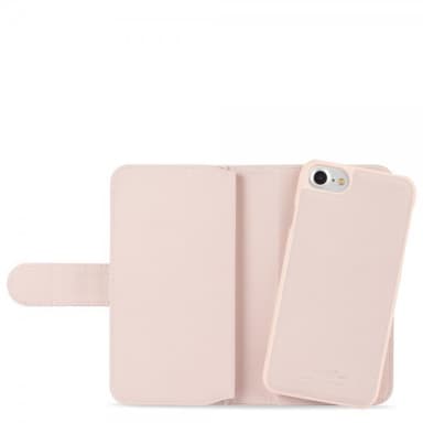 holdit iPhone 6/6S/7/8/SE Fodral Wallet Case Extended Magnet Löstagbart Skal Blush Pink